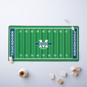 Football Field Name And Initial Desk Mat
