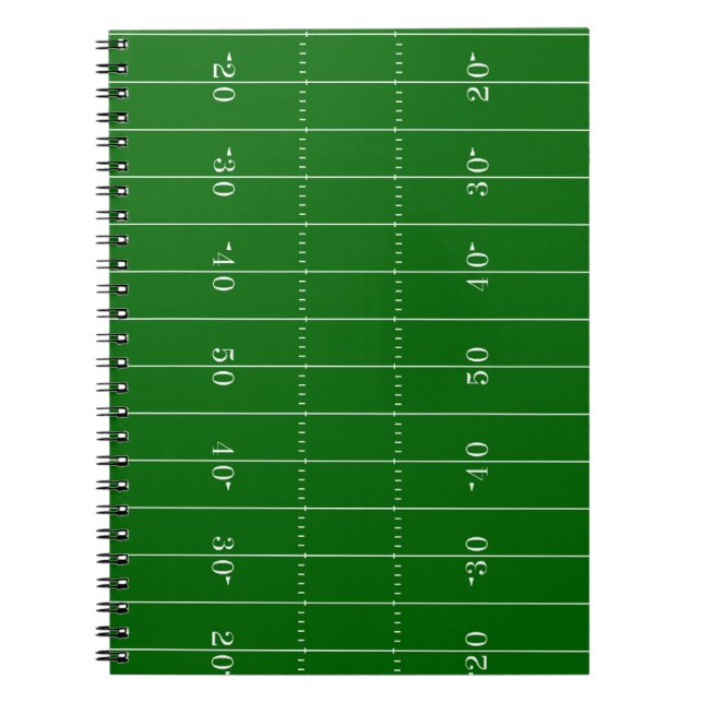 Football Field Notebook (Front)