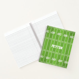 Football Field Personalised Notebook