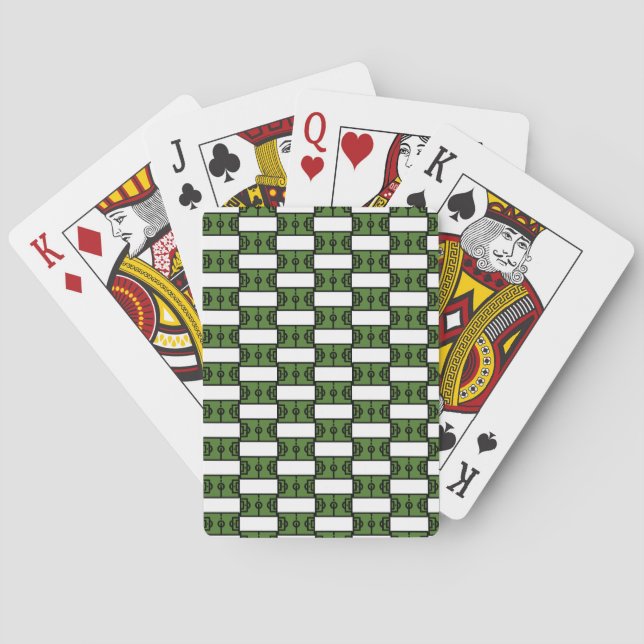 football-field playing cards (Back)