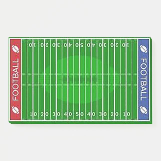 “Football Field”  Post-it Notes (Front)