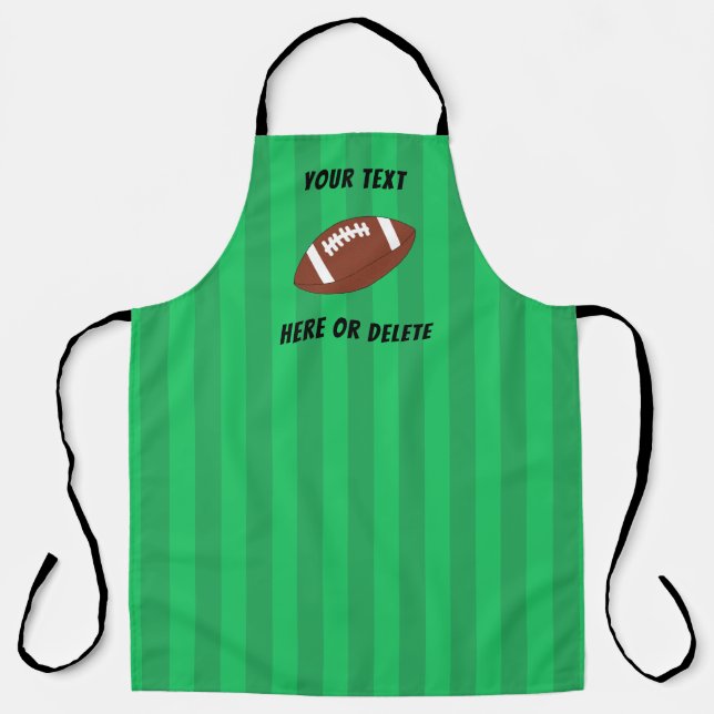 Football Field Sports Custom  Apron (Front)