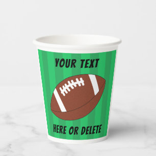Football Field Sports Custom Paper Cups