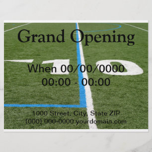 Football Field Ten Flyer