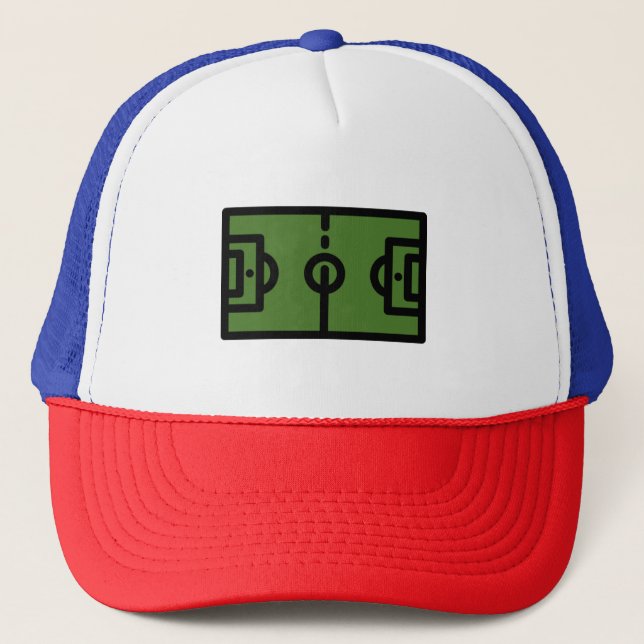 football-field trucker hat (Front)