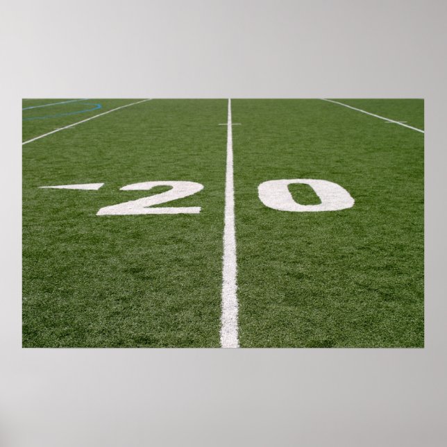 Football Field Twenty Canvas Poster (Front)