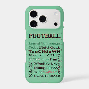 FOOTBALL Field typography