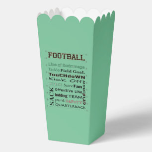 FOOTBALL Field typography Favour Box