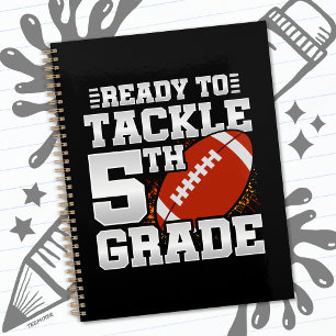 Football First Day 5th Grade Back To School Planner