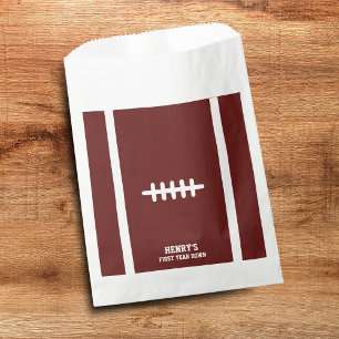 Football First Year Down Birthday Favour Bag
