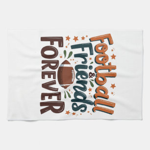 Football Friends Forever Fantasy Football Season Tea Towel