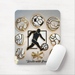 "Football Fusion Art" Mouse Pad
