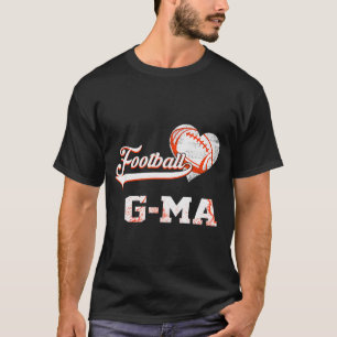 Football G-ma Family Football Player Vintage Chris T-Shirt