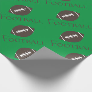 Football Game Ball Wrapping Paper
