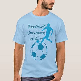 Football game blue T-Shirt