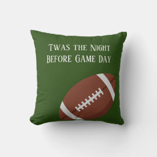 Football Game Day Blanket Cushion