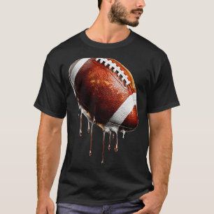 Football Game Day Drip Graphic  T-Shirt