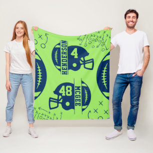Football Game Day Fleece Blanket