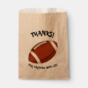 Football Game Day Super Sports Fan PERSONALIZE Favour Bag