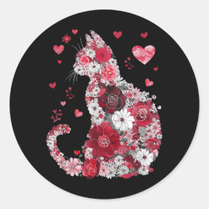 Football Game Day Womens Leopard Cheetah Game Day Classic Round Sticker