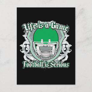 Football Game Green Postcard