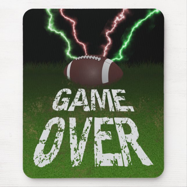 Football - Game Over Mouse Pad (Front)