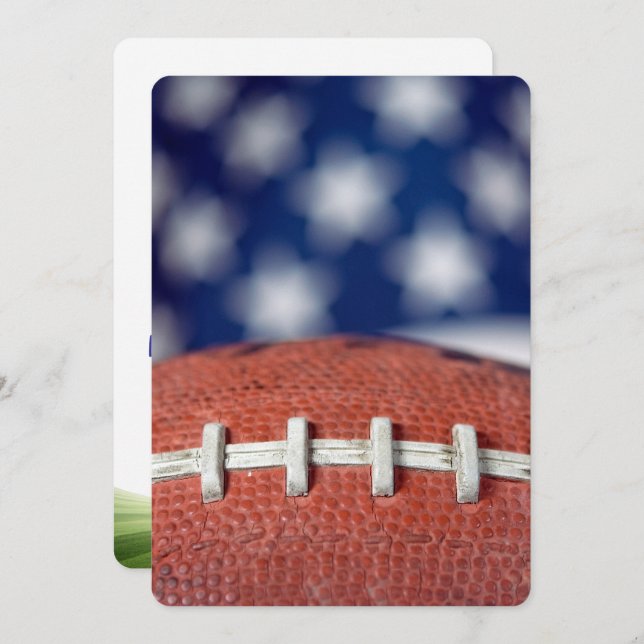 Football Game Party Invitation (Front/Back)