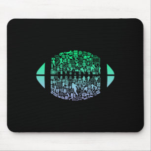 Football Gear For Football Player Fan Boys Youth F Mouse Pad