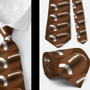 Football Gift - Football Neck Tie - Sports Necktie