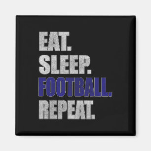Football Gift S Eat Sleep Football For Men Magnet