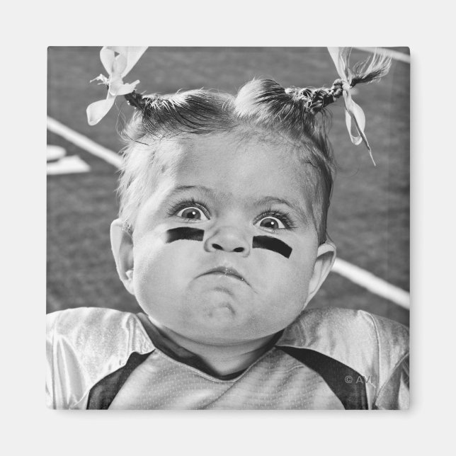 Football Girl Magnet (Front)