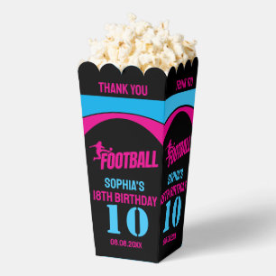 Football Girl Player, Football Birthday Girl Favou Favour Box