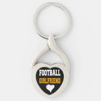 FOOTBALL GIRLFRIEND CUTE GIFT KEY RING