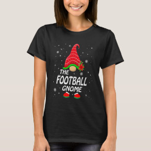 Football Gnome Buffalo Plaid Matching Family Chris T-Shirt
