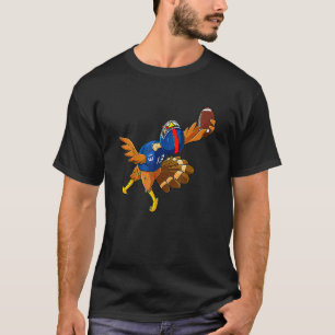 Football Gobble Player Turkey Cool Thanksgiving Me T-Shirt