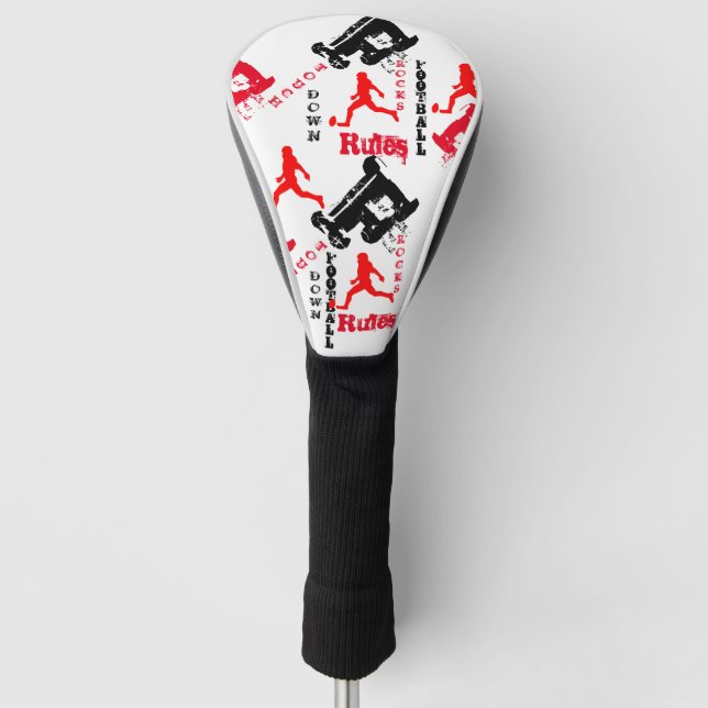 Football Golf Head Cover (Front)