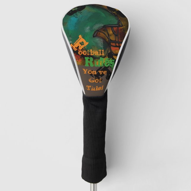 FOOTBALL GOLF HEAD COVER (Front)