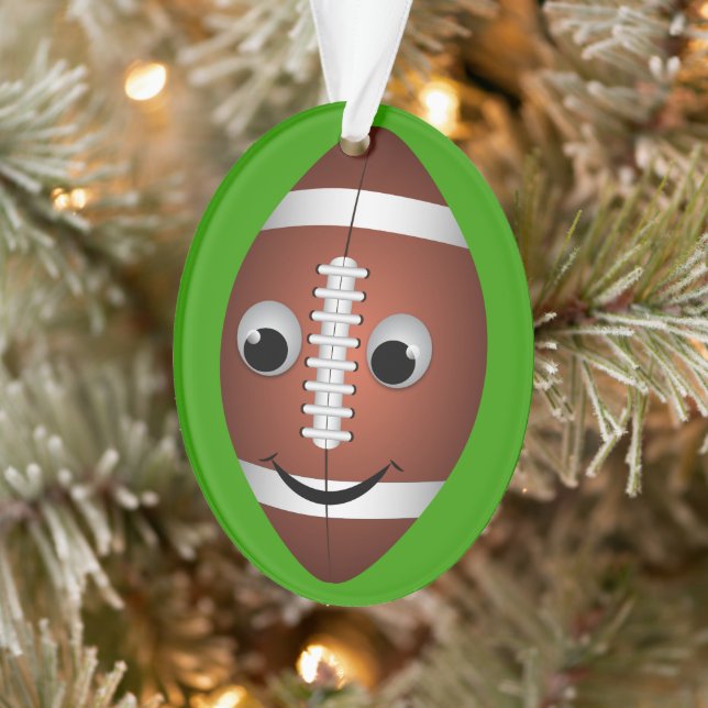 Football Graphic Character Ornament (Tree)