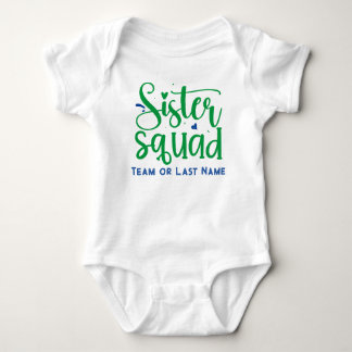 Football Green and Blue Game Day Gear Baby Bodysui Bodysuit