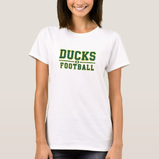 Football Green and Yellow Classic Text T-Shirt