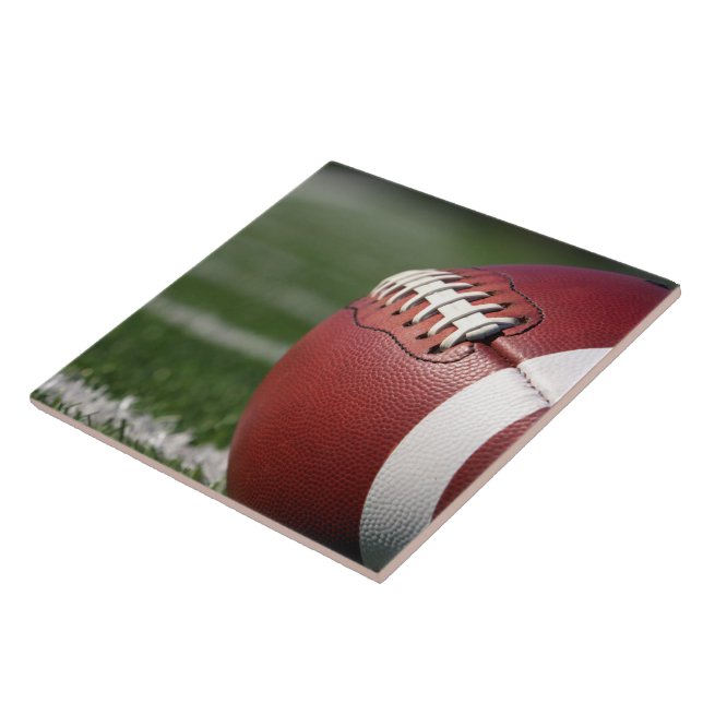 Football Gridiron Unique Ceramic Tile (Side)