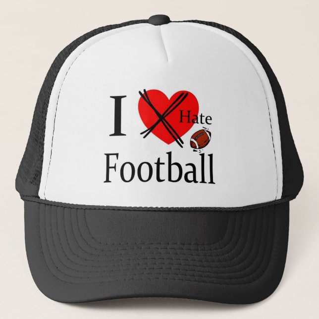 Football hat - I hate Football Saying (Front)