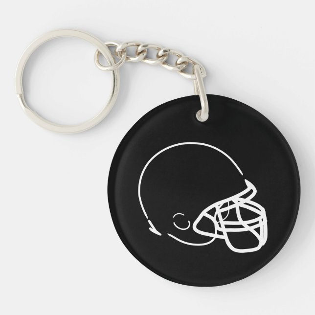 Football Helmet Key Ring (Front)
