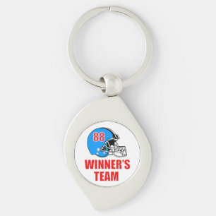 Football helmet key ring