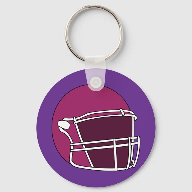 Football Helmet Key Ring (Front)