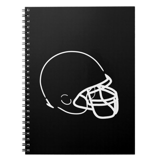 Football Helmet Notebook (Front)
