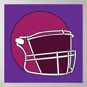 Football Helmet Poster
