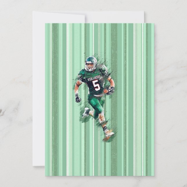 Football Holiday Card (Front)