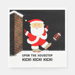Football Holiday Party Napkin