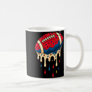 Football Ice Cream Drip Boys Football Fan Youth Coffee Mug